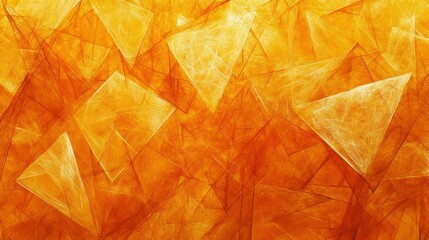 Abstract orange geometric shapes with layered textures.