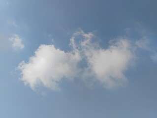 blue sky with clouds