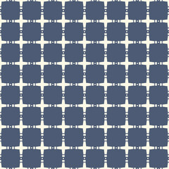 Neutral blue and cream abstract seamless pattern