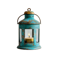 Islamic Ramadan Kareem celebration lantern isolated on a transparent background.