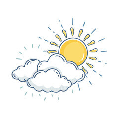 sunlight shining through clouds icon, sunlight shining through clouds vector,