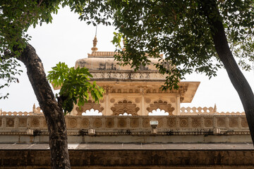 Detail Aufnahmen vom Udaipur Palast in Rajasthan, Indien, Asien