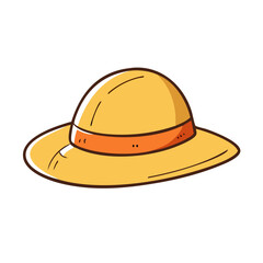farmer s hat vector icon, farmer s hat vector illustration - simple illustration of farmer s hat, perfect for logos and iconsfarmer s hat