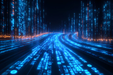 A shield symbolizing protection and security, presented in a modern digital style on a dark background