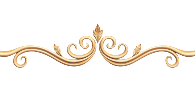 Elegant wave divider for sections transparent background