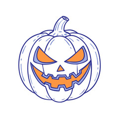 cackling jack o lantern vector icon, cackling jack o lantern vector illustration - simple illustration of cackling jack o lantern, perfect for logos and icons cackling jack o lantern