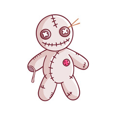 cursed doll vector icon, cursed doll vector illustration - simple illustration of cursed doll, perfect for logos and icons cursed doll