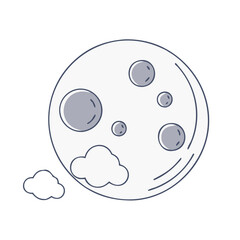 full moon vector icon, full moon vector illustration - simple illustration of full moon, perfect for logos and icons full moon