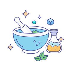 witch s potion ingredients vector icon, witch s potion ingredients vector illustration - simple illustration of witch s potion ingredients, perfect for logos and icons witch s potion ingredients