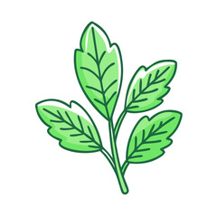 fresh herbs vector icon, fresh herbs vector illustration - simple illustration of fresh herbs, perfect for logos and icons fresh herbs