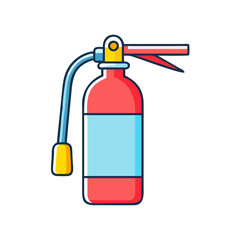 fire extinguisher vector icon, fire extinguisher vector illustration - simple illustration of fire extinguisher, perfect for logos and iconsfire extinguisher
