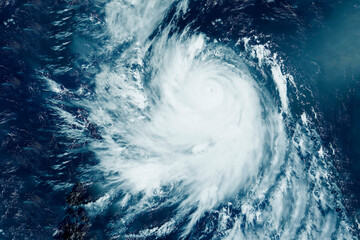 Hurricane, storm from space. Elements of this image furnished by NASA
