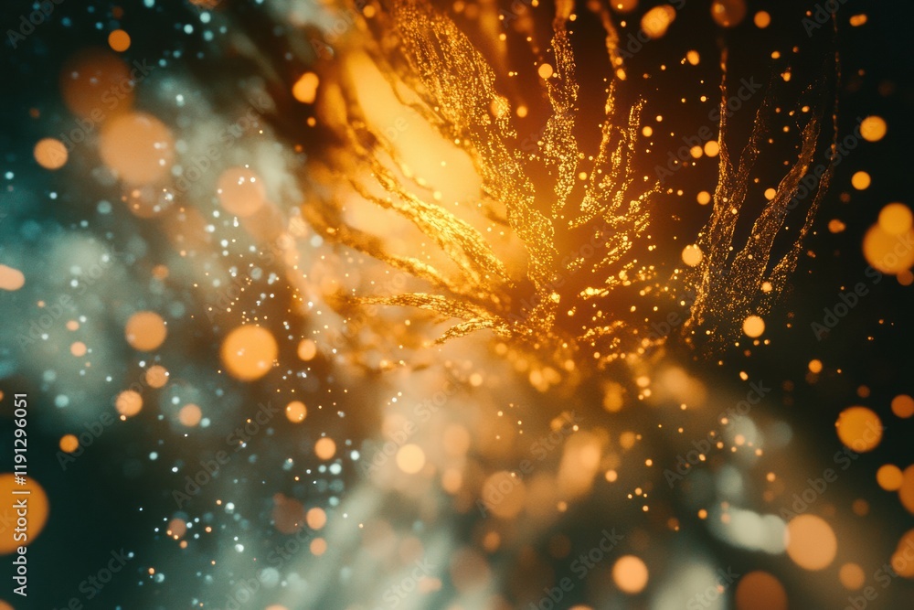 Fototapete viruses invade human cells creating a complex interplay of infection and response. generative ai