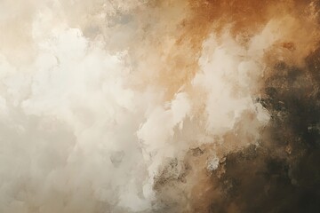 Abstract art: Brown and beige tones