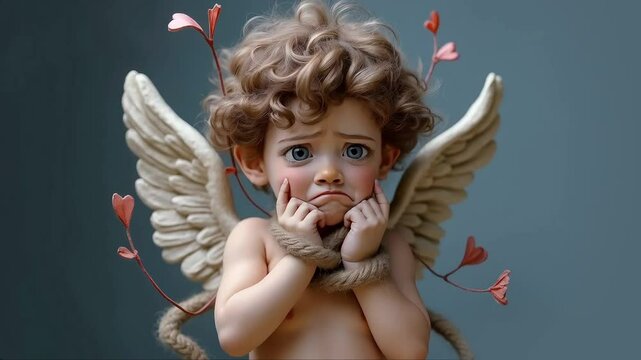 cupid with tied hands