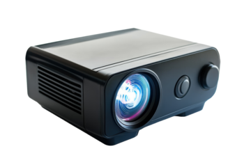 Compact and versatile projector suitable for home theater setup and presentations in various environments