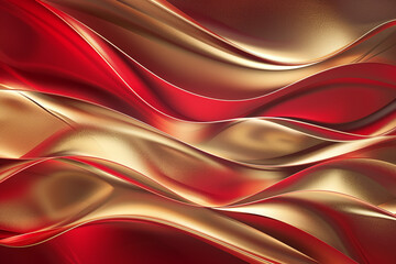 Obraz premium Festive Red Bokeh Background with Sparkling Glittering Lights and Shimmering Holiday Glow for Luminous Texture and Radiant Sparkles