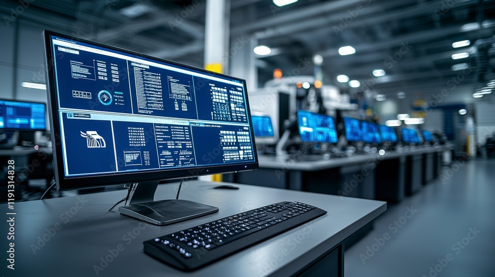 Poster enhancing transportation scheduling systems in manufacturing facilities using modern control room an