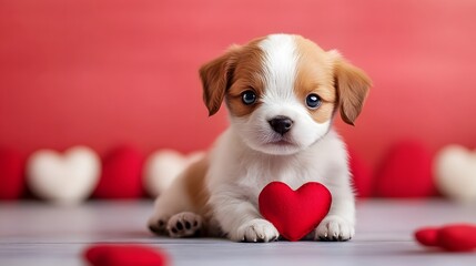 Valentine's Day Puppy