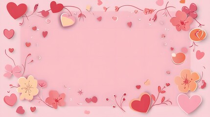 Valentine's Day Card Background