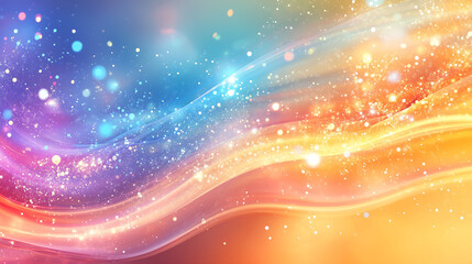 Obraz premium multicolored abstract background featuring dynamic lines and wave bands of energy