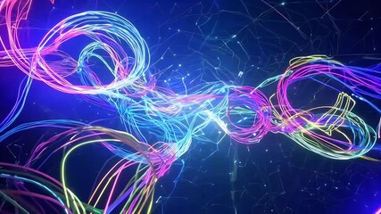 business background created technology cables intense trends optical electric fiber coloured led colours new image technology cable many-coloured colourful connection cord colours many-coloured