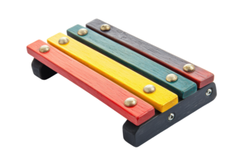 Colorful wooden xylophone designed for children to explore music and creativity indoors and outdoors