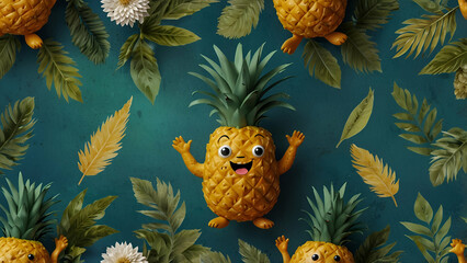 pineapple in the palm