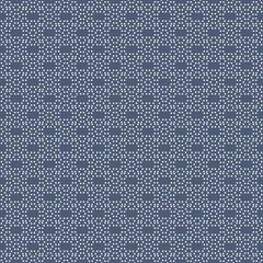 Neutral blue and white seamless pattern with dots
