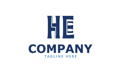 HE H he initial logo | initial based abstract modern minimal creative logo, vector template image. luxury logotype logo, real estate homie logo. typography logo. initials logo