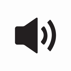 Sound volume speaker icon vector sign