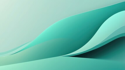 Futuristic blue wave pattern design with smooth curves