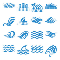 Wave Motion logo design 