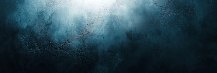 Obraz premium Abstract dark blue textured wall with light gradient