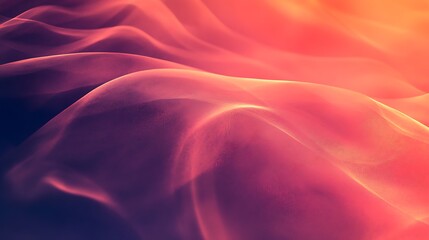 Obraz premium Abstract Draped Fabric Warm Hues Soft Texture