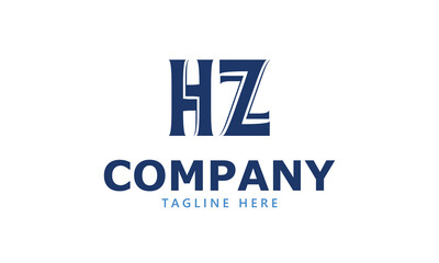 HZ H hz initial logo | initial based abstract modern minimal creative logo, vector template image. luxury logotype logo, real estate homie logo. typography logo. initials logo