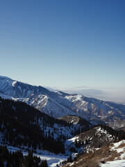 ski resort in the mountains