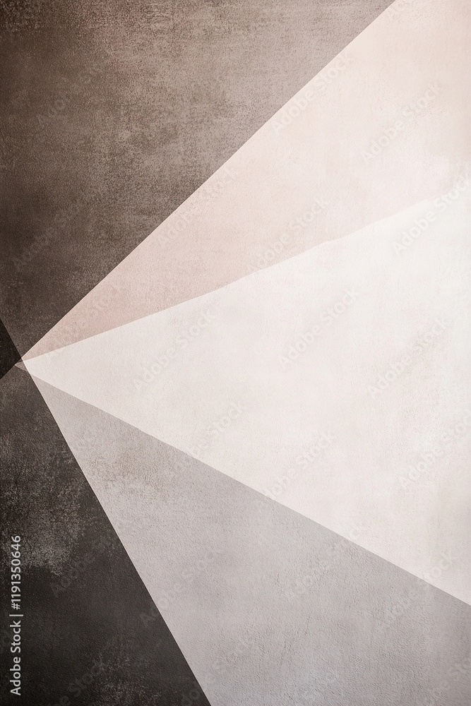 Poster scandinavian-inspired minimalist background with geometric shapes in soft tones for text overlay in 