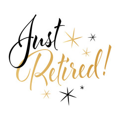 Fototapeta premium Just retired