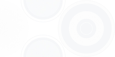 Abstract background with circle and halftone dots. Futuristic concept
