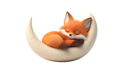 Obraz premium red fox isolated on white 