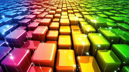 Fototapeta premium abstract background of cubes