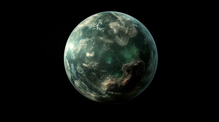 Obraz premium The planet which is reflected by the light of two _005