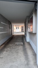 corridor in a  city house