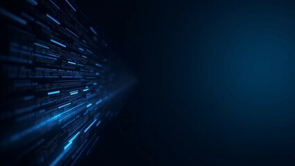 Data flowing background