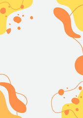 Yellow And Orange Aesthetic Poster