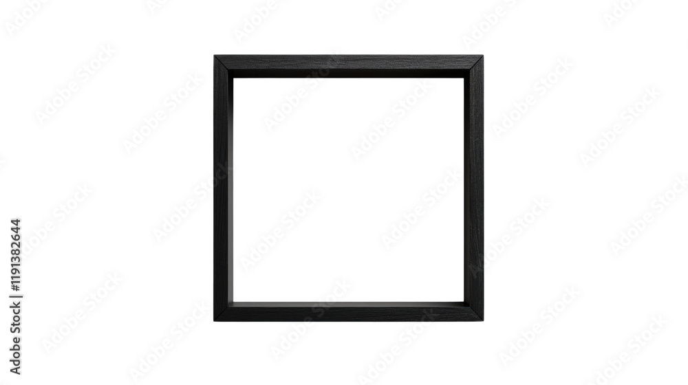 Poster empty picture frame transparent background
