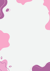 Pink And Purple Aesthetic Poster Design 