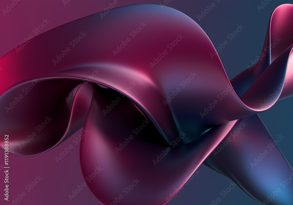 Poster Fluid shapes in abstract design with modern background creating dynamic visual effects
