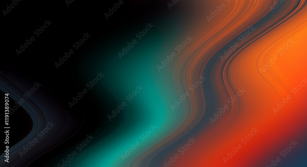 Poster abstract background with smooth waves in vibrant colors creating a dynamic and modern design